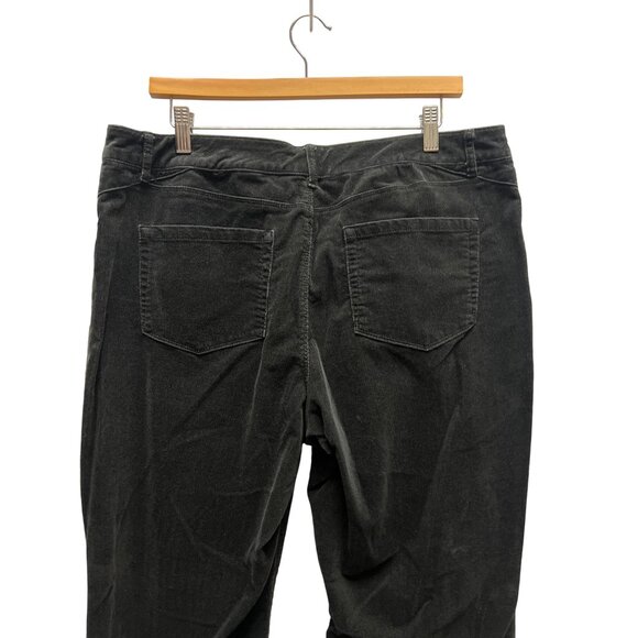 Coldwater Creek Natural Fit Bootcut Black Corduroy Pants - Picture 4 of 7